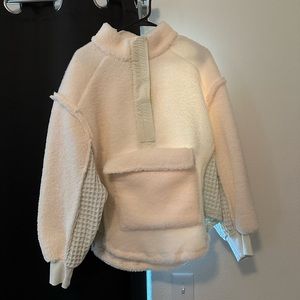 BDG Kas Sherpa Pierced Sweatshirt
